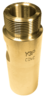 1-3/4" Brass Closed Double Valve Cage